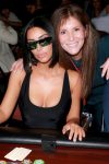 Kim Kardashian Sexy Cleavage At Poker Tournament In La