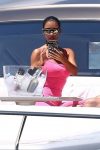Kim Kardashian And Larsa Pippen On Yacht In Miami