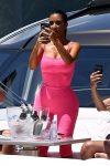 Kim Kardashian And Larsa Pippen On Yacht In Miami