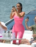 Kim Kardashian And Larsa Pippen On Yacht In Miami