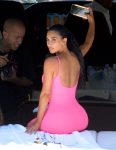 Kim Kardashian And Larsa Pippen On Yacht In Miami