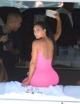 Kim Kardashian And Larsa Pippen On Yacht In Miami