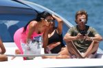 Kim Kardashian And Larsa Pippen On Yacht In Miami