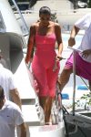 Kim Kardashian And Larsa Pippen On Yacht In Miami