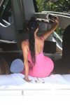 Kim Kardashian And Larsa Pippen On Yacht In Miami