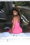 Kim Kardashian And Larsa Pippen On Yacht In Miami