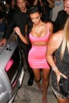 Kim Kardashian At Kylies Birthday Party