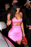 Kim Kardashian At Kylies Birthday Party