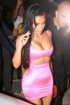 Kim Kardashian At Kylies Birthday Party