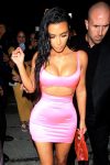 Kim Kardashian At Kylies Birthday Party