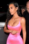 Kim Kardashian At Kylies Birthday Party