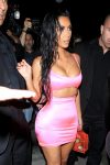 Kim Kardashian At Kylies Birthday Party