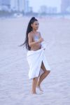 Kim Kardashian In Tiny Silver Bikini