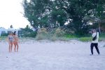 Kim Kardashian In Tiny Silver Bikini