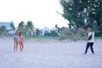 Kim Kardashian In Tiny Silver Bikini