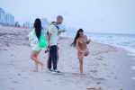 Kim Kardashian In Tiny Silver Bikini