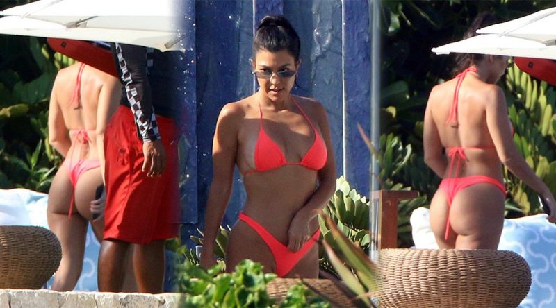 Kourtney Kardashian – Bikini Candids in Los Cabos