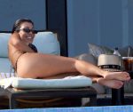 Kourtney Kardashian Sexy Little Bikini