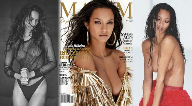 Lais Ribeiro Sexy Boobs For Maxim Magazine