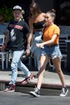 Madison Beer Sexy Legs In Deim Shorts In Los Angeles