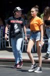 Madison Beer Sexy Legs In Deim Shorts In Los Angeles