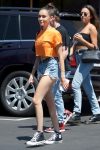 Madison Beer Sexy Legs In Deim Shorts In Los Angeles