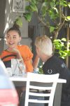 Madison Beer Sexy Legs In Deim Shorts In Los Angeles