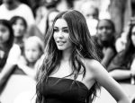 Madison Beer Sexy Littel Black Dress