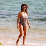 Monica Cruz Sexy Swimsuit On Beach In Zaharade Los Atunes