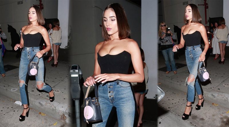 Olivia Culpo – Candids at Craig’s Restaurant in Los Angeles