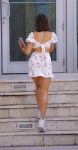 Olivia Culpo Sexy Shots Dress In Miami