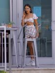 Olivia Culpo Sexy Shots Dress In Miami