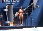 Padma Lakshmi Bikini Candids In Capri