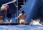 Padma Lakshmi Bikini Candids In Capri