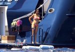 Padma Lakshmi Bikini Candids In Capri