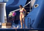 Padma Lakshmi Bikini Candids In Capri
