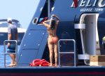 Padma Lakshmi Bikini Candids In Capri