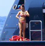 Padma Lakshmi Bikini Candids In Capri