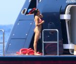 Padma Lakshmi Bikini Candids In Capri