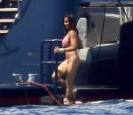 Padma Lakshmi Bikini Candids In Capri