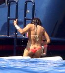 Padma Lakshmi Bikini Candids In Capri