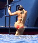 Padma Lakshmi Bikini Candids In Capri