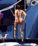 Padma Lakshmi Bikini Candids In Capri