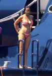Padma Lakshmi Bikini Candids In Capri