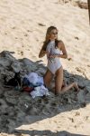 Rachel Mccord Wet Sheer Swimsuit In Malibu