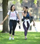 Rebecca Black Yoga Candids