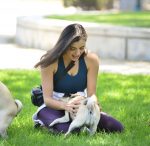 Rebecca Black Yoga Candids