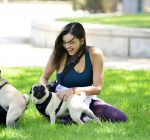 Rebecca Black Yoga Candids