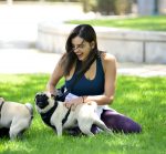 Rebecca Black Yoga Candids