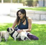Rebecca Black Yoga Candids